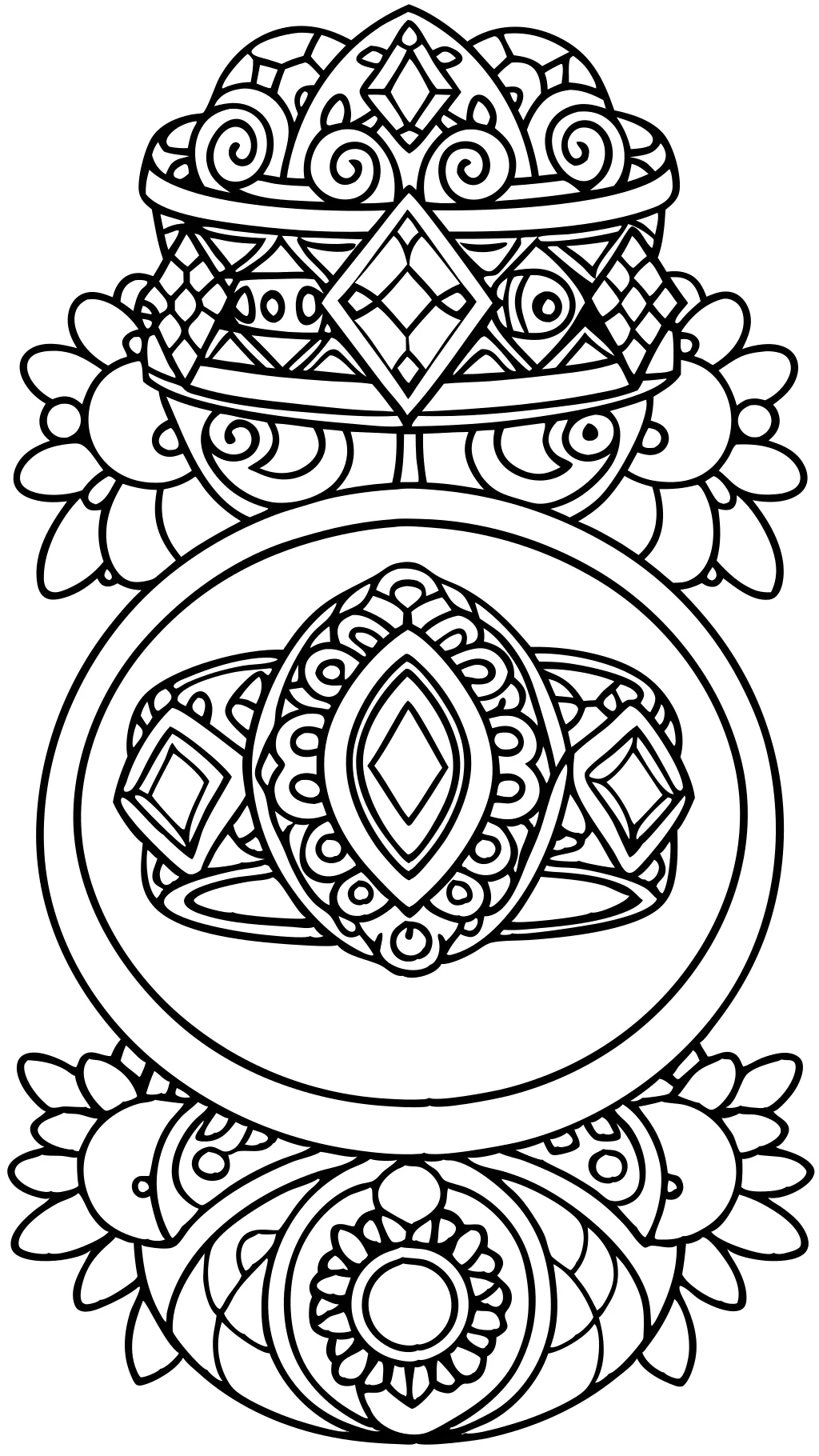 ring coloring page